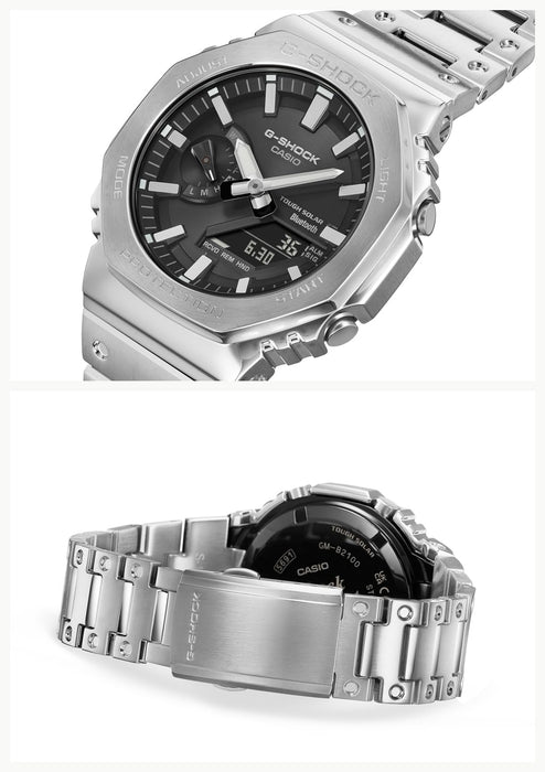 CASIO G-SHOCK GM-B2100SD-1AJF Silver Full Metal Analog Digital Men Watch NEW_2