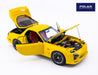 Poler Master Models 1/18 Mazda RX-7 Mazda Speed Yellow Diecast Car PLM22-002-1_3