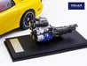 Poler Master Models 1/18 Mazda RX-7 Mazda Speed Yellow Diecast Car PLM22-002-1_7