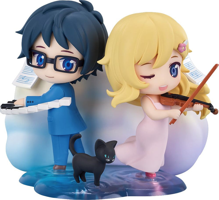 Qset+ Your Lie in April Kaori Miyazono & Kosei Arima non-scale Plastic Figure_1