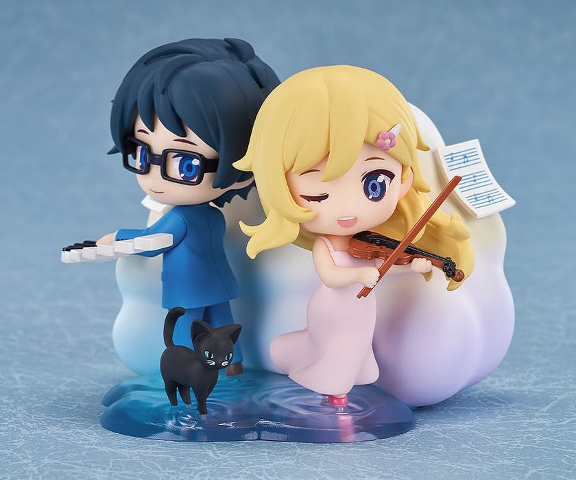 Qset+ Your Lie in April Kaori Miyazono & Kosei Arima non-scale Plastic Figure_2