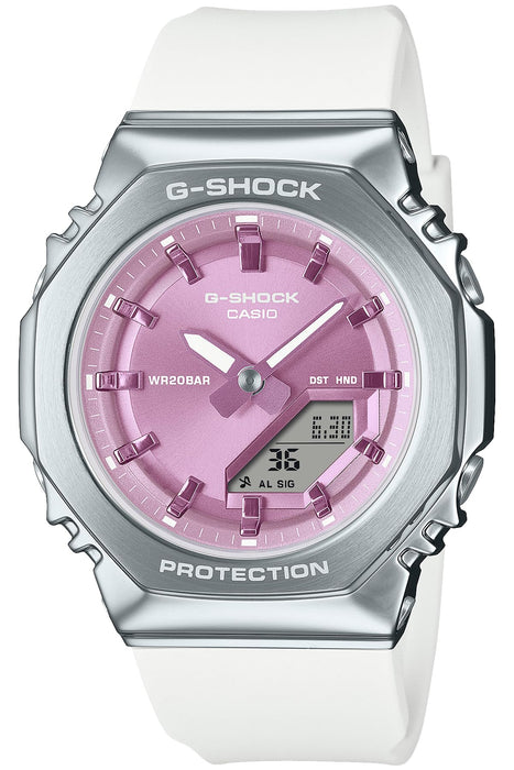 CASIO G-SHOCK GM-S2110-7A6JF Pink Dial Minimal Design Analog Digital Watch NEW_1