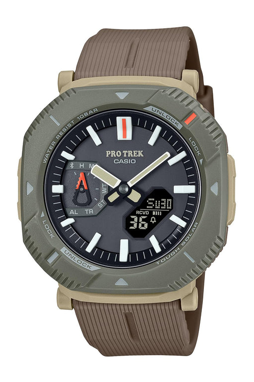 CASIO PRO TREK PRJ-B001-5JF Hiker Line Solar Bluetooth Analog Digital Men Watch_1