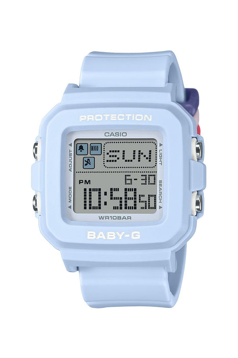 CASIO BABY-G+PLUS BGD-10L-2JR Blue Colorful Loop Stopwatch Digital Women Watch_1