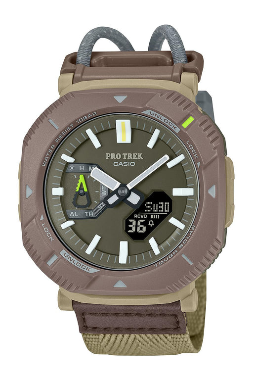 CASIO PRO TREK PRJ-B001B-5JF Hiker Line Solar Bluetooth Analog Digital Men Watch_1