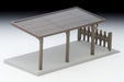 Tomytec Tomicarama Vintage 1/64 09b Carport ABS Resin Stracture & Painted 333982_3