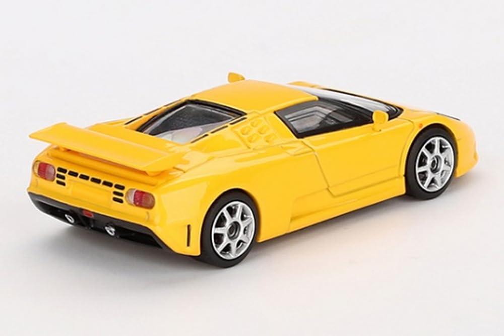 MINI GT 1/64 EB110 Super Sports Giallo Bugatti Yellow LHD Diecast Car MGT00866-L_2