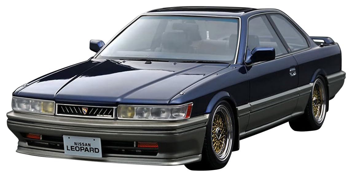 Ignition Model 1/18 Nissan Leopard 3.0 Ultima F31 Blue/Silver Resin Car IG3701_1
