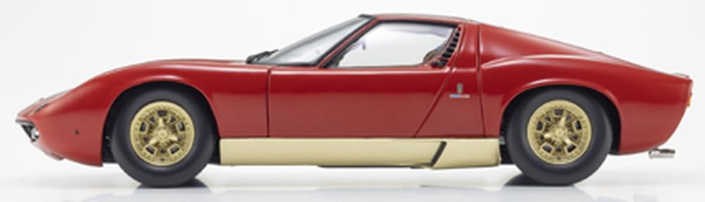 Kyosho Original 1/18 Lamborghini Miura P400 Red Diecast Miniature Car KS08314W_4
