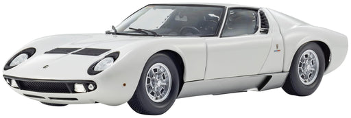 Kyosho Original 1/18 Lamborghini Miura P400 White Diecast Miniature Car KS08314W_1