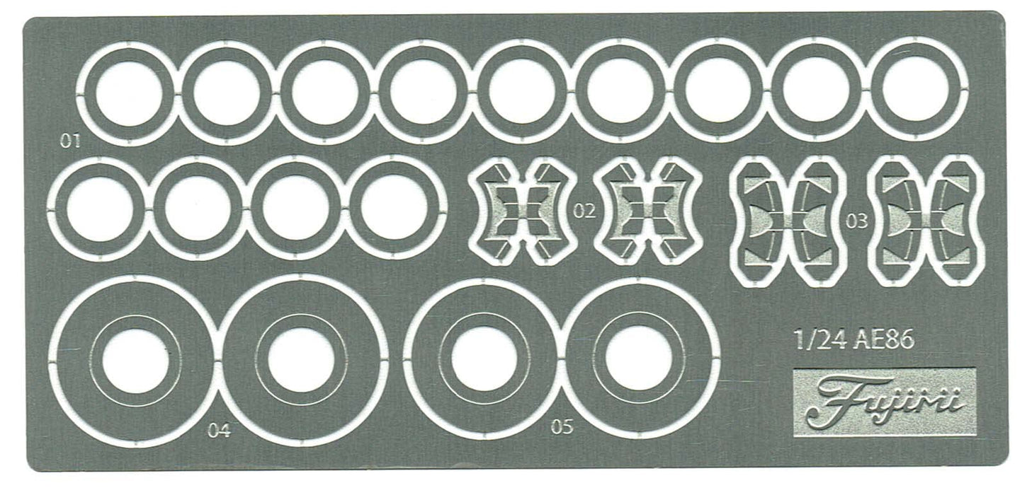 Fujimi 1/24 scale Initial D Series No.006 AE86 Levin Wataru Akiyama Kit ISD-006_4