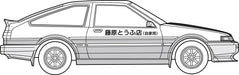 Fujimi 1/24 Initial D No.019 Treno AE86 Carbon Bonnet Takumi Fujiwara ISD-019_1