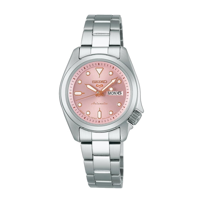 Seiko 5 SPORTS SRRA003 Mechanical Automatic Women Watch Kanji Calendar Pink NEW_1