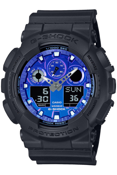 CASIO G-SHOCK GA-100FL-1AJF Flame Inside Analog Digital Men Watch Resin Band NEW_1
