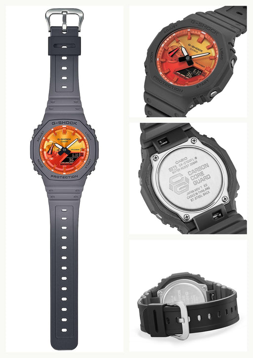 CASIO G-SHOCK GA-2100FL-8AJF Flame Inside Analog Digital Men Watch Resin NEW_2