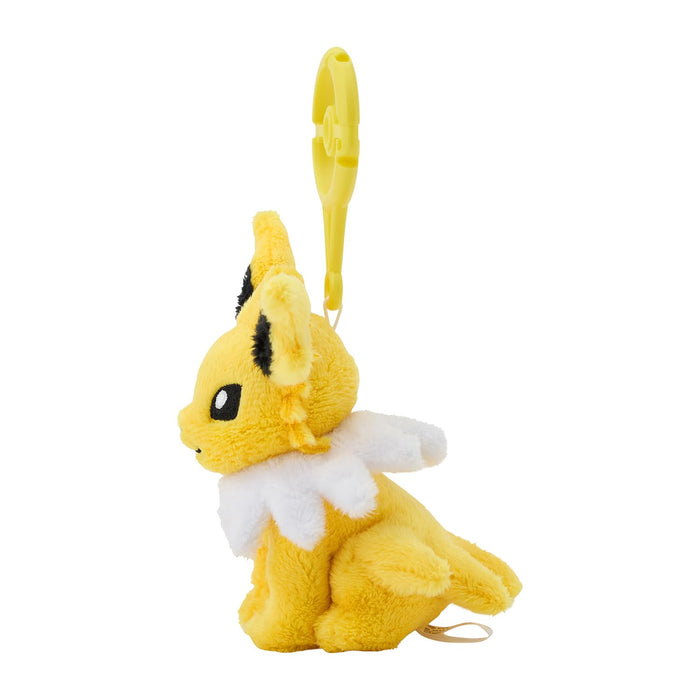 Pokemon Center Original Plush Doll Mascot Keychain with Carabiner Jolteon NEW_3