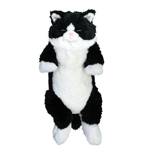 Sun Lemon Knee Cat Hizaneko Black and White 47cm M size Plush Doll P-1283 NEW_1