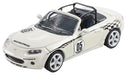 DIECASTTEAM 1/64 Mazda MX5 Racing Version RHD White Diecast Model Car LL-045-193_1