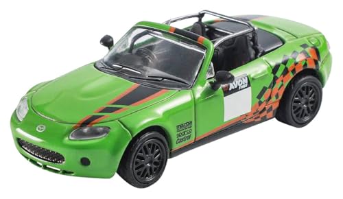DIECASTTEAM 1/64 Mazda MX5 Racing Version RHD Green Diecast Model Car LL-045-196_1