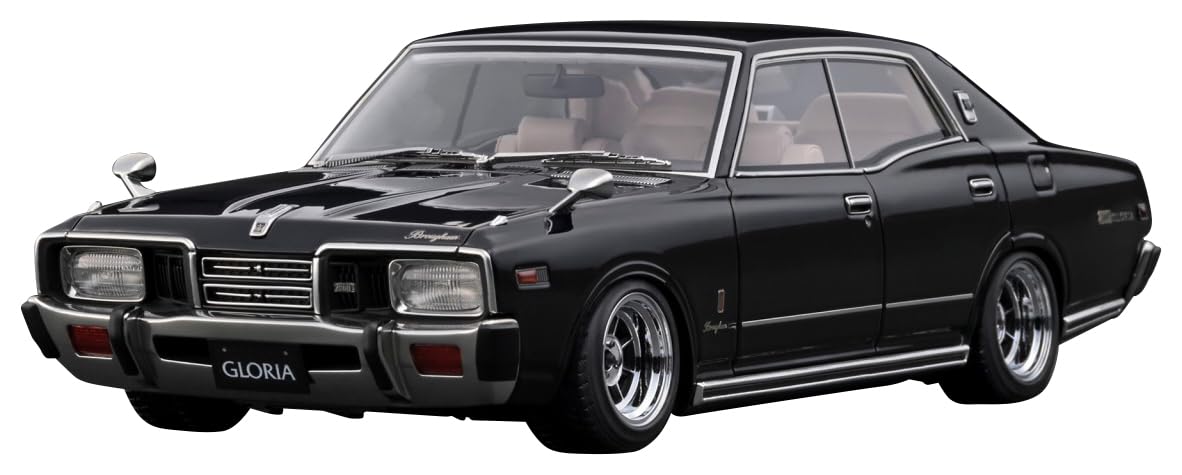 Ignition Model 1/18 Nissan Gloria Brougham 330 Black Diecast Car IG3555 NEW_1