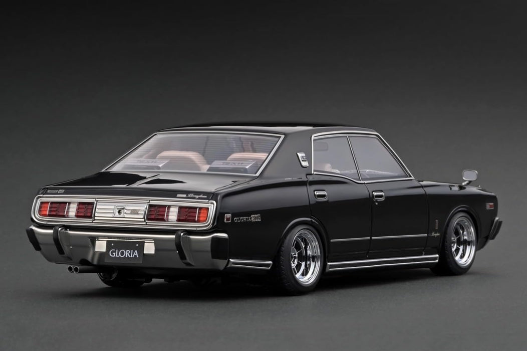 Ignition Model 1/18 Nissan Gloria Brougham 330 Black Diecast Car IG3555 NEW_2
