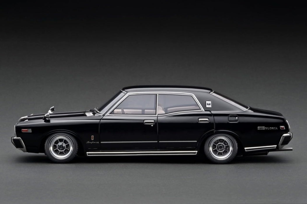Ignition Model 1/18 Nissan Gloria Brougham 330 Black Diecast Car IG3555 NEW_3