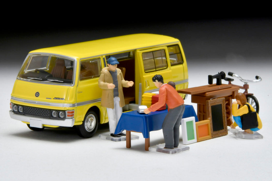 Tomytec DioColle 64 #CarSnap25a Garage Sale w/Nissan Homy Diecast Toy 325246 NEW_3