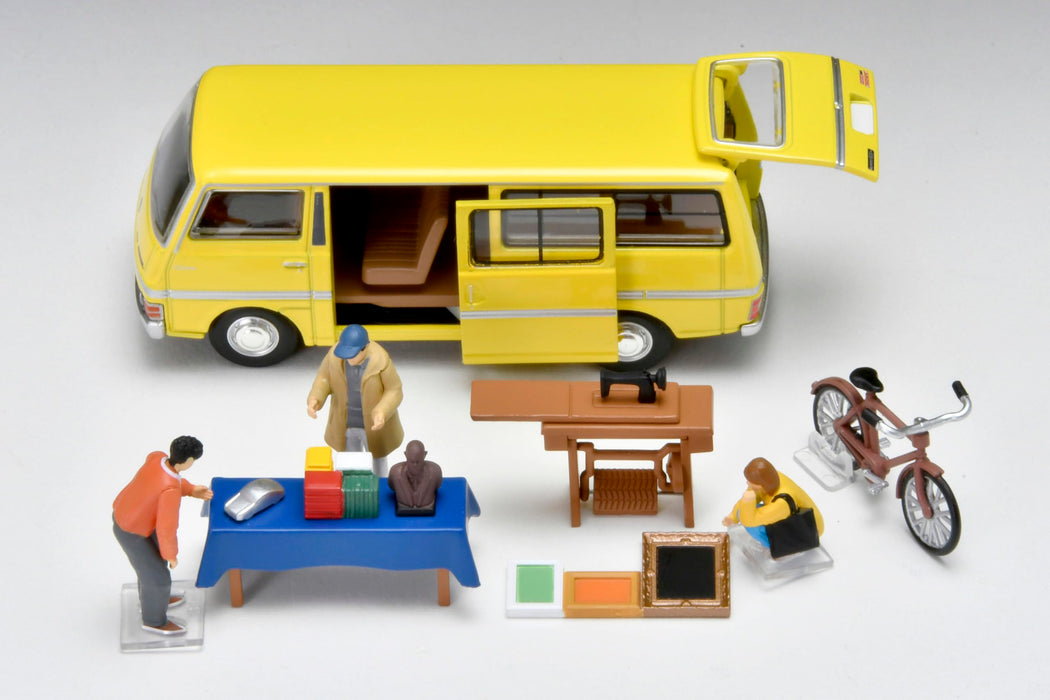 Tomytec DioColle 64 #CarSnap25a Garage Sale w/Nissan Homy Diecast Toy 325246 NEW_4