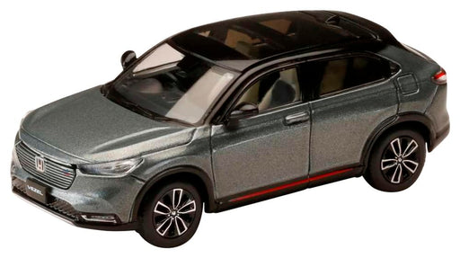 HJ64 1/64 Honda VEZEL e: HEV PLaY Mmeteoroid Gray Metallic Model Car HJ642071GM_1