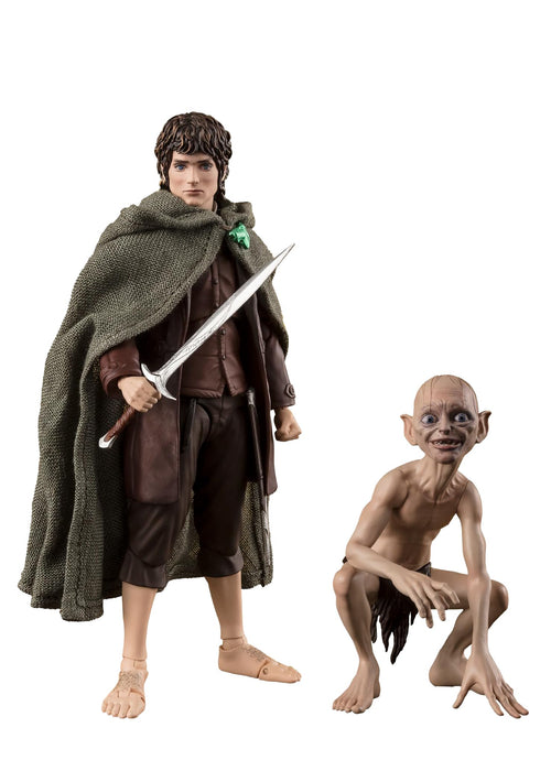 S.H.Figuarts THE LORD OF THE RINGS Frodo Baggins & Gollum Figure BAS67563 NEW_1