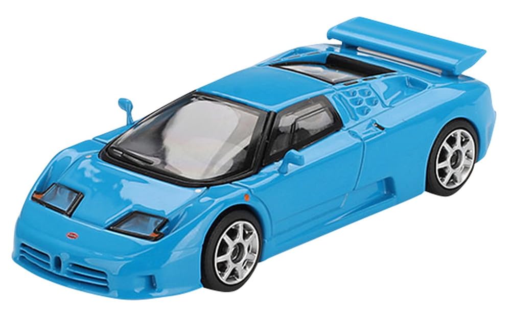 MINI GT 1/64 EB110 Super Sports Blue Bugatti LHD Clamshell Package MGT00890-BL_1