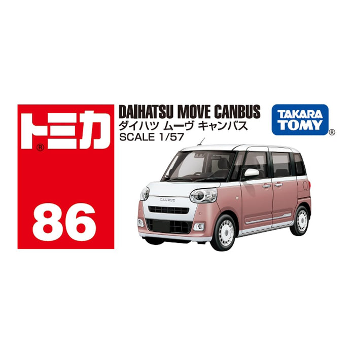 Takara Tomy Tomica No.86 Daihatsu Move Canvas BOX Diecast Miniature Car NEW_4