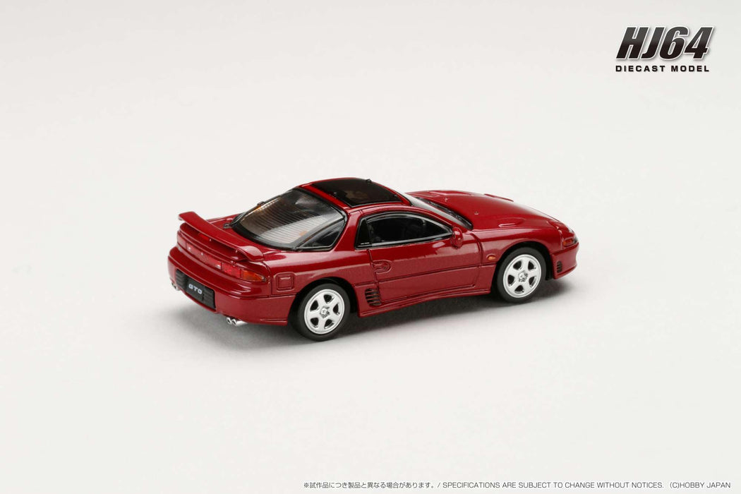 Hobby Japan 1/64 Mitsubishi GTO TWINTURBO Glass Top Kutani Red Pearl HJ643065RM_2