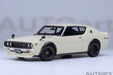 Autoart 1/18 Nissan Skyline 2000GT-R KPGC110 Tuned Version White Diecast 77467_2