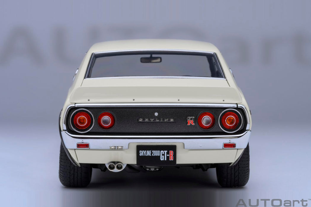 Autoart 1/18 Nissan Skyline 2000GT-R KPGC110 Tuned Version White Diecast 77467_7