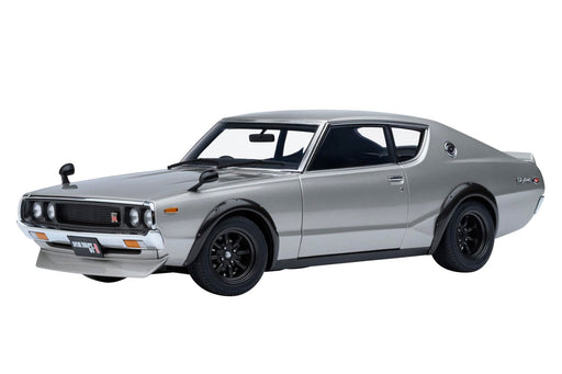 AUTOart 1/18 Nissan Skyline 2000GT-R KPGC110 Tuned Version Silver 77466 NEW_1