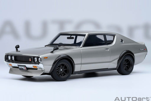 AUTOart 1/18 Nissan Skyline 2000GT-R KPGC110 Tuned Version Silver 77466 NEW_2