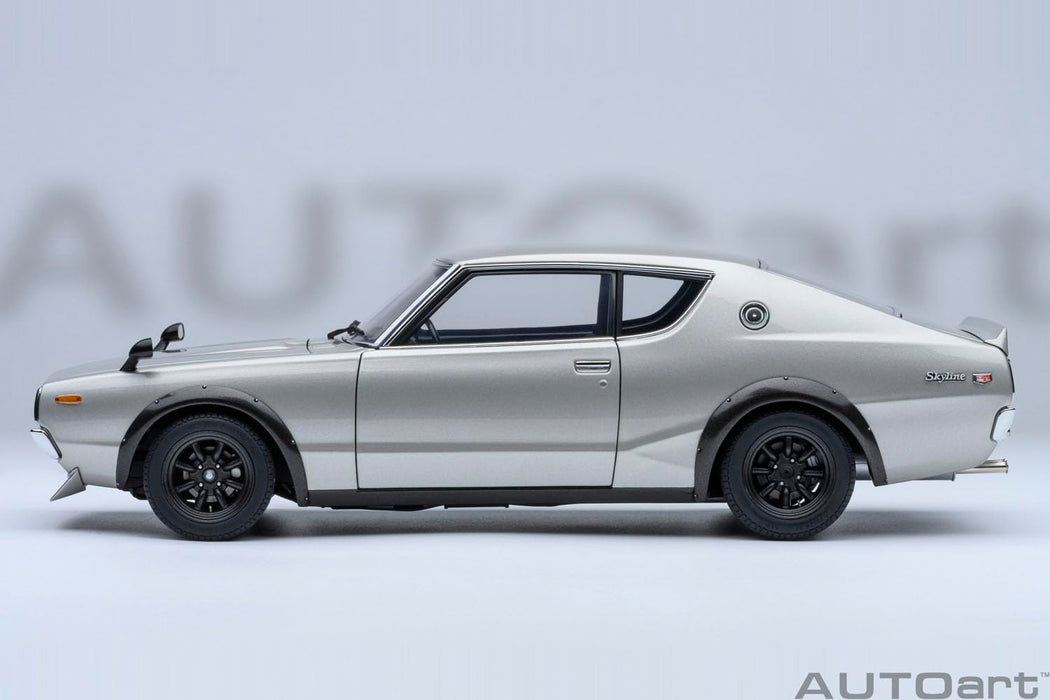 AUTOart 1/18 Nissan Skyline 2000GT-R KPGC110 Tuned Version Silver 77466 NEW_4