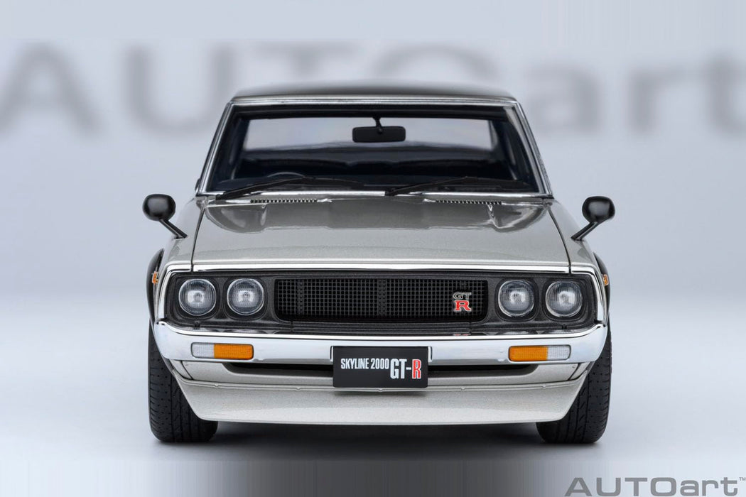 AUTOart 1/18 Nissan Skyline 2000GT-R KPGC110 Tuned Version Silver 77466 NEW_6