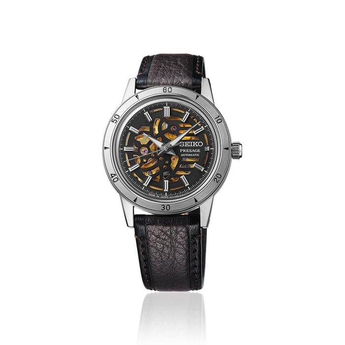 SEIKO PRESAGE SARY257 Automatic Mechanical Style 60's Open Heart Men Watch NEW_4