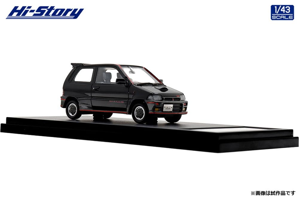 Inter Allied Hi-Story 1/43 MITSUBISHI MINICA DANGAN ZZ 1990 Lamp Black HS495BK_3