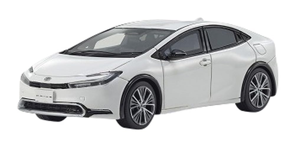 Kyosho Original 1/43 Toyota Prius Z Hybrid White Diecast Miniature Car KSR43131W_1