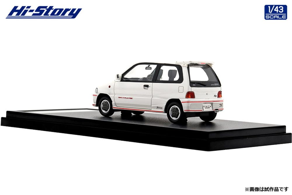 Inter Allied Hi-Story 1/43 MITSUBISHI MINICA DANGAN ZZ 1990 Sofia White HS495WH_4