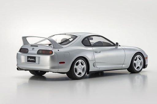 Kyosho samurai 1/12 Toyota Supra A80 Silver Diecast Miniature Car KSR12006S NEW_2