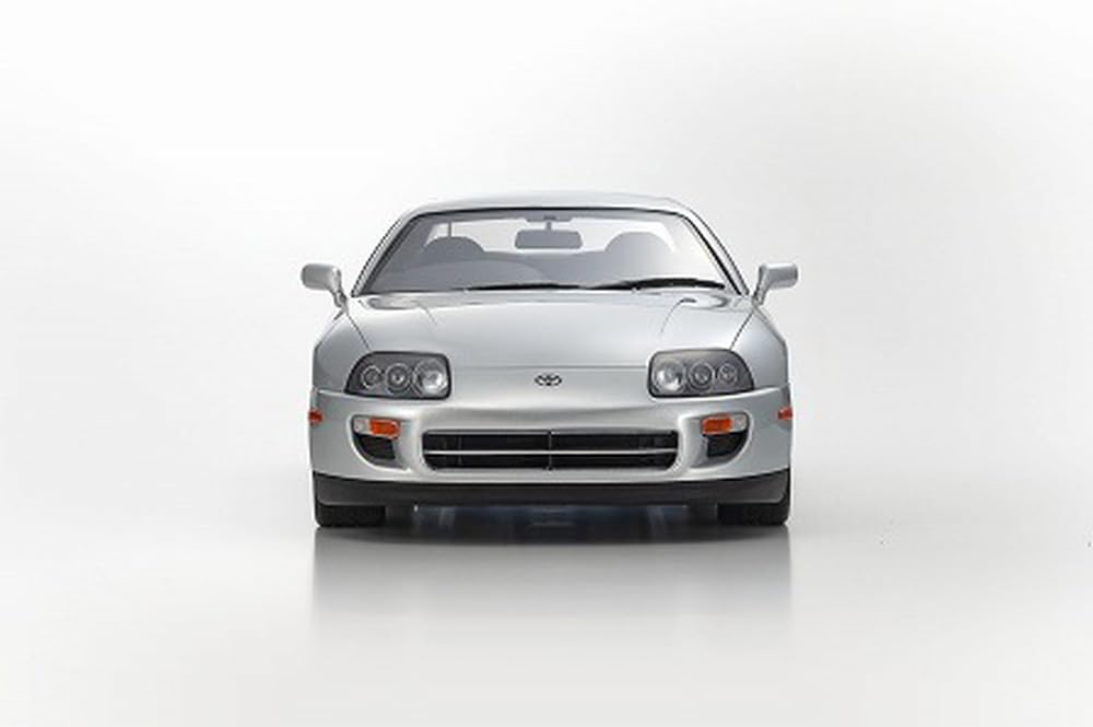 Kyosho samurai 1/12 Toyota Supra A80 Silver Diecast Miniature Car KSR12006S NEW_4