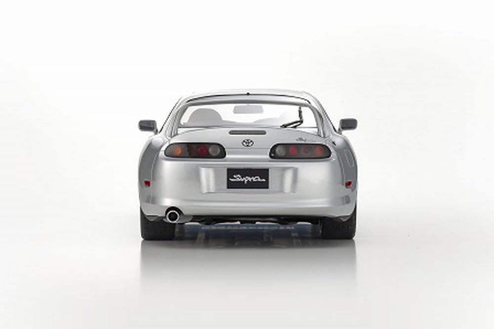 Kyosho samurai 1/12 Toyota Supra A80 Silver Diecast Miniature Car KSR12006S NEW_5