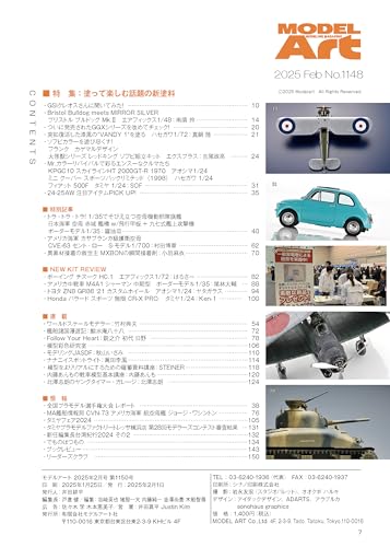 Model Art 2025 February No.1144 (Hobby Magazine) Special Features Hot new paint_2