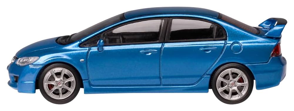 Motorhelix 1/64 Honda Civic Type R(FD2) Vivid Blue Pearl Diecast Car M65402 NEW_1
