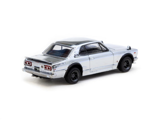 Tarmac Works 1/64 Skyline HT 2000GT-R Silver Chrome Special Edition T64G-043-SC_2
