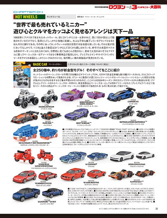 Neko Publishing Model Cars No.346 w/HOT WHEEL Original Calendar 2025 (Magazine)_6